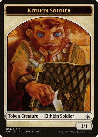 Kithkin Soldier Token (001) [Commander Anthology Tokens] | RetroPlay Games