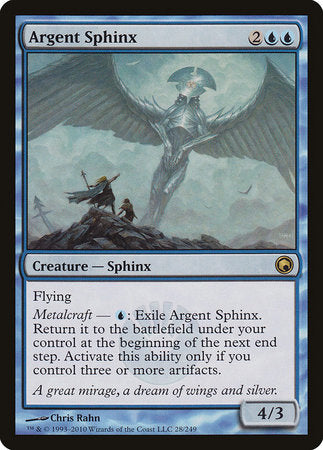 Argent Sphinx [Scars of Mirrodin] | RetroPlay Games