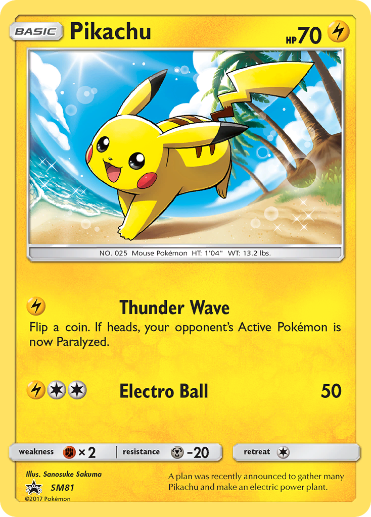 Pikachu (SM81) [Sun & Moon: Black Star Promos] | RetroPlay Games