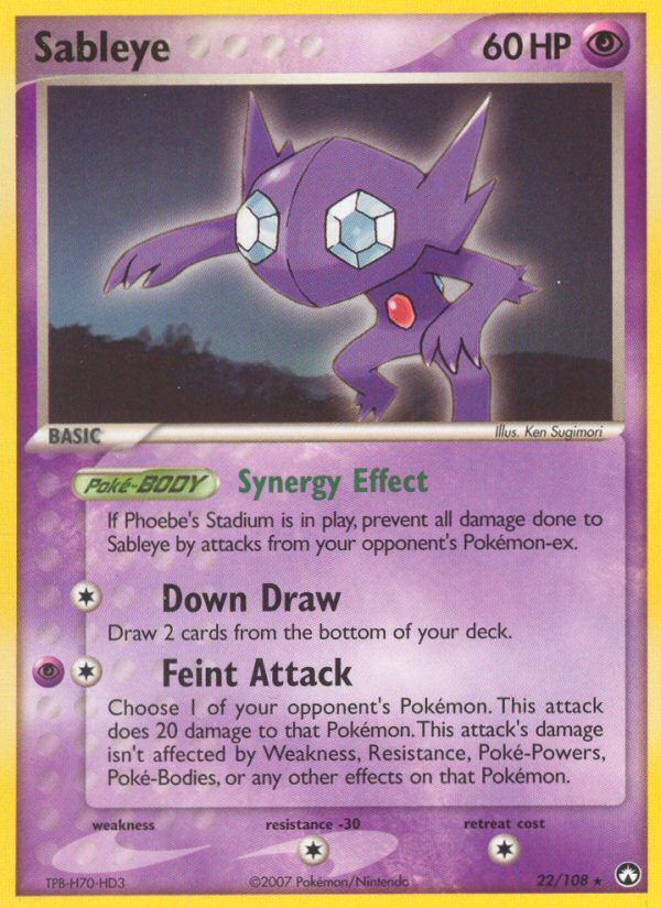 Sableye (22/108) [EX: Power Keepers] | RetroPlay Games