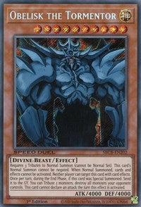 Obelisk the Tormentor [SBCB-EN202] Secret Rare | RetroPlay Games