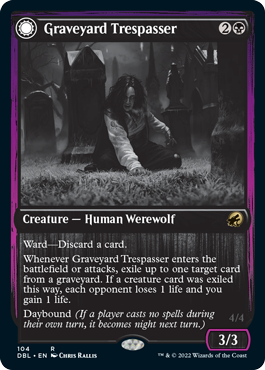 Graveyard Trespasser // Graveyard Glutton [Innistrad: Double Feature] | RetroPlay Games