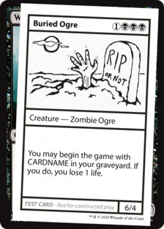 Buried Ogre (2021 Edition) [Mystery Booster Playtest Cards] | RetroPlay Games