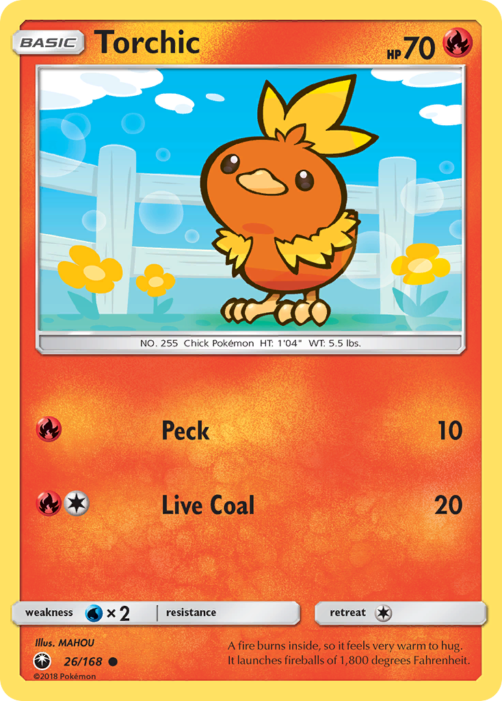 Torchic (26/168) [Sun & Moon: Celestial Storm] | RetroPlay Games