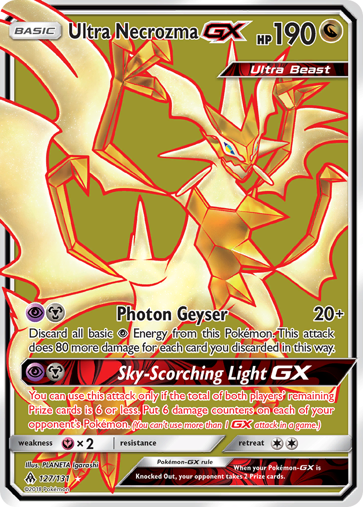 Ultra Necrozma GX (127/131) [Sun & Moon: Forbidden Light] | RetroPlay Games