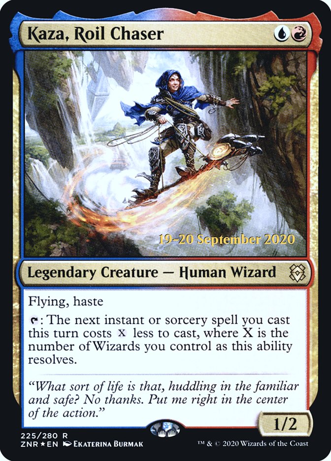 Kaza, Roil Chaser  [Zendikar Rising Prerelease Promos] | RetroPlay Games