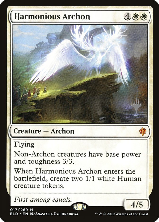 Harmonious Archon (Promo Pack) [Throne of Eldraine Promos] | RetroPlay Games