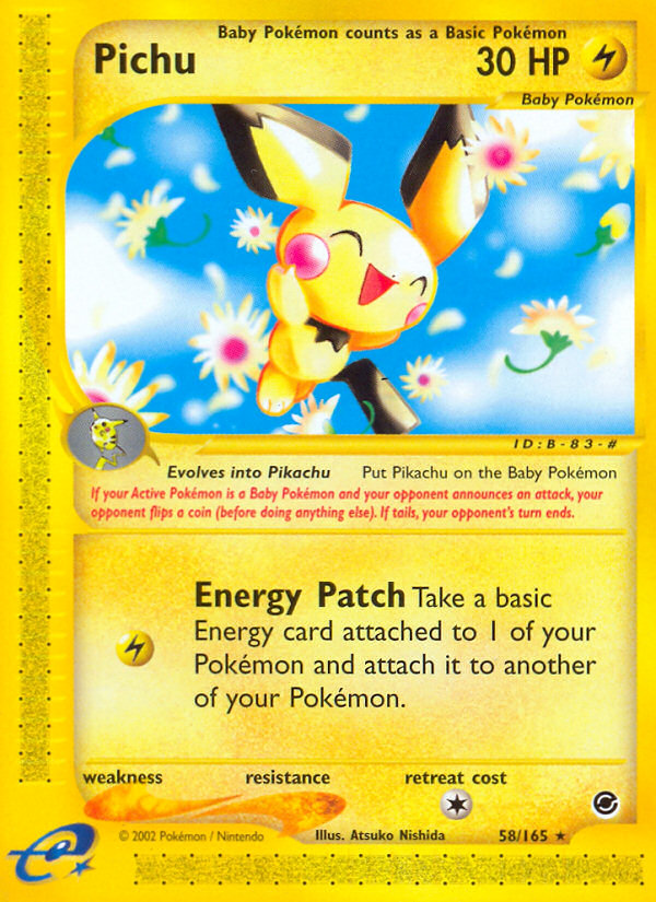 Pichu (58/165) [Expedition: Base Set] | RetroPlay Games