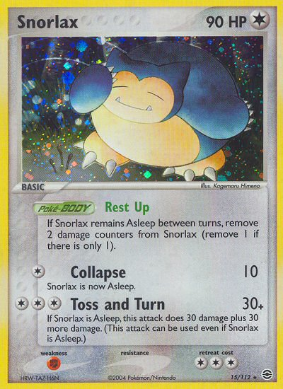 Snorlax (15/112) [EX: FireRed & LeafGreen] | RetroPlay Games