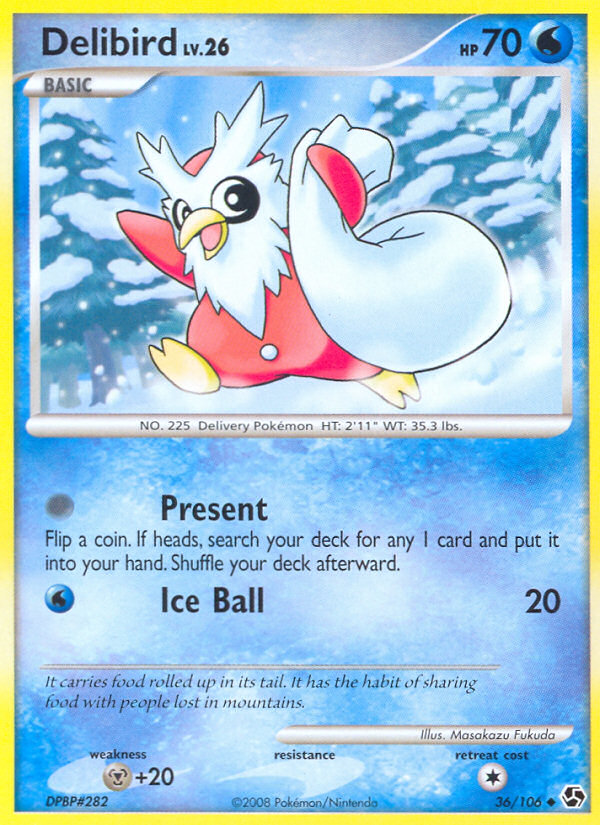 Delibird (36/106) [Diamond & Pearl: Great Encounters] | RetroPlay Games