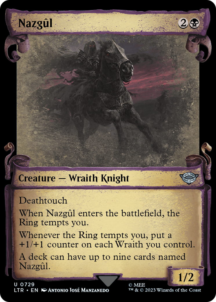 Nazgul (0729) [The Lord of the Rings: Tales of Middle-Earth Showcase Scrolls] | RetroPlay Games