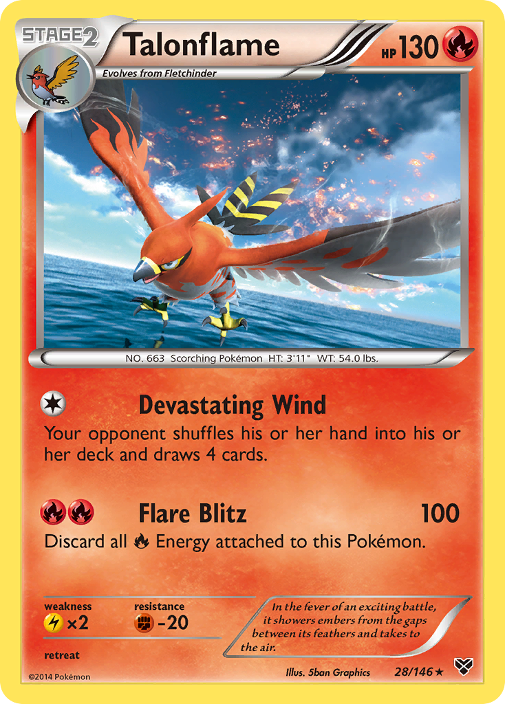 Talonflame (28/146) [XY: Base Set] | RetroPlay Games