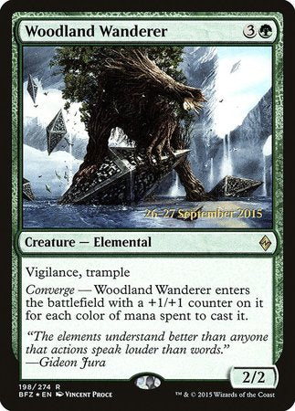 Woodland Wanderer [Battle for Zendikar Promos] | RetroPlay Games