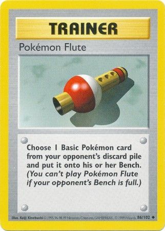 Pokemon Flute (86/102) [Base Set Shadowless Unlimited] | RetroPlay Games