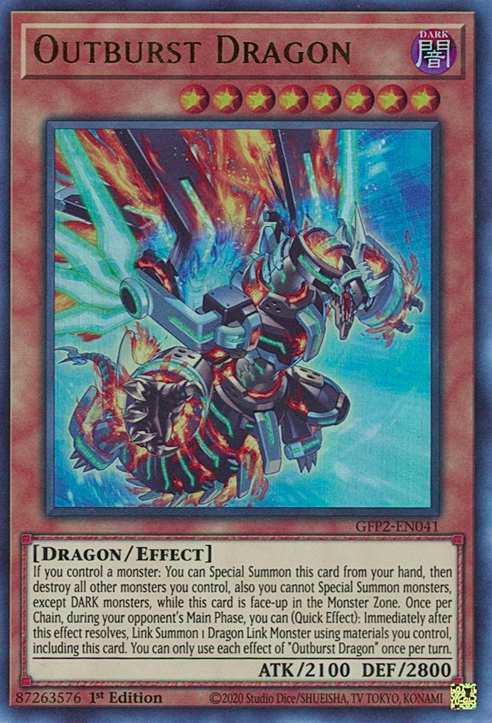 Outburst Dragon [GFP2-EN041] Ultra Rare | RetroPlay Games