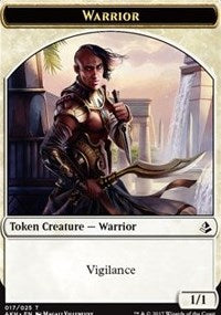 Warrior // Labyrinth Guardian Token [Amonkhet Tokens] | RetroPlay Games