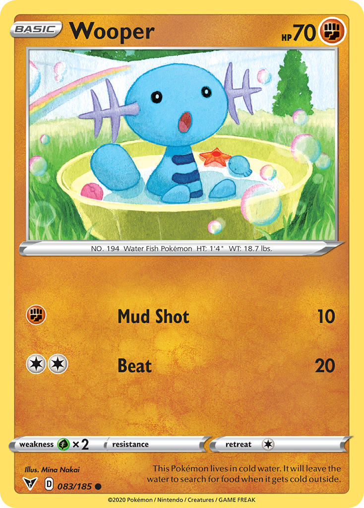 Wooper (083/185) [Sword & Shield: Vivid Voltage] | RetroPlay Games