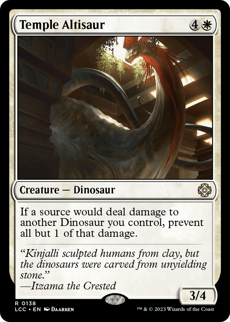 Temple Altisaur [The Lost Caverns of Ixalan Commander] | RetroPlay Games