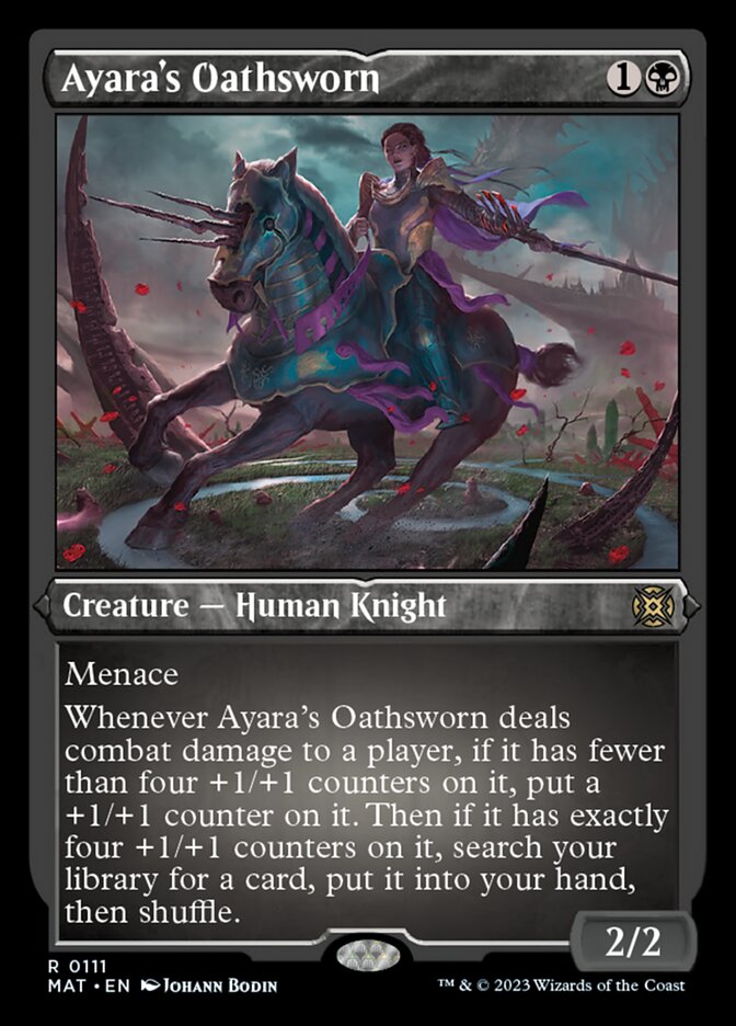 Ayara's Oathsworn (Foil Etched) [March of the Machine: The Aftermath] | RetroPlay Games