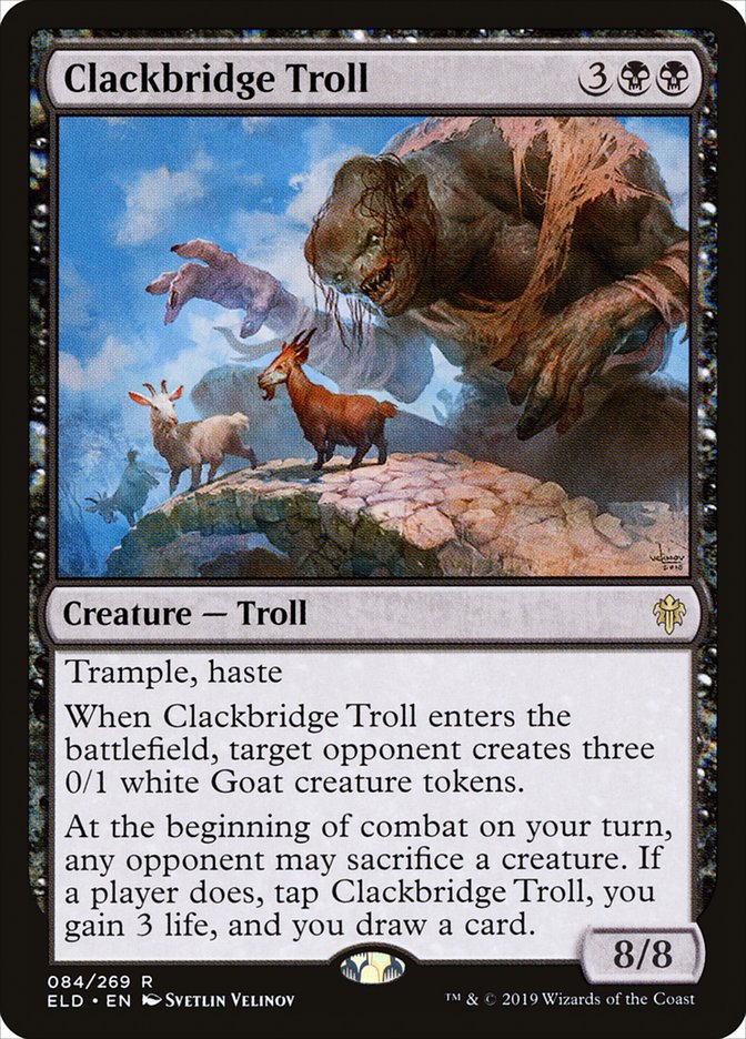 Clackbridge Troll [Throne of Eldraine] | RetroPlay Games