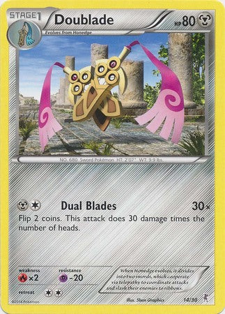 Doublade (14/30) [XY: Trainer Kit 1 - Bisharp] | RetroPlay Games