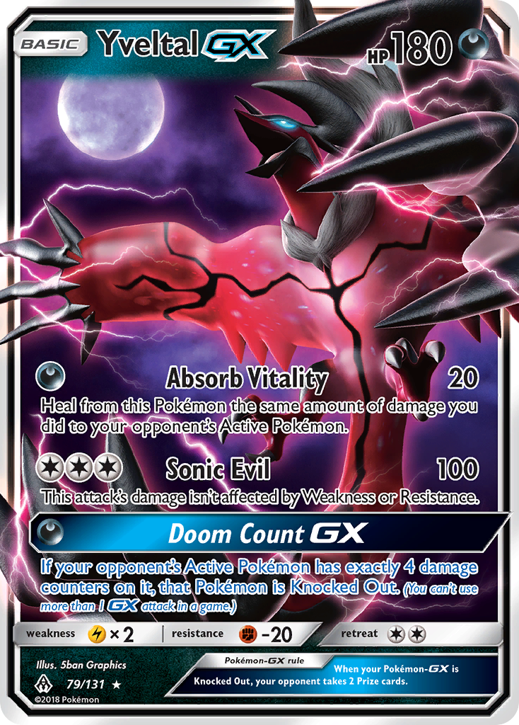 Yveltal GX (79/131) [Sun & Moon: Forbidden Light] | RetroPlay Games