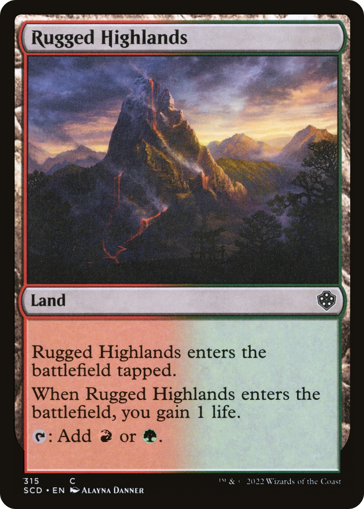 Rugged Highlands [Starter Commander Decks] | RetroPlay Games