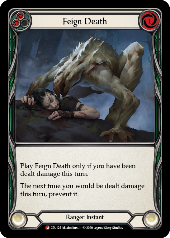 Feign Death [CRU125] (Crucible of War)  1st Edition Rainbow Foil | RetroPlay Games