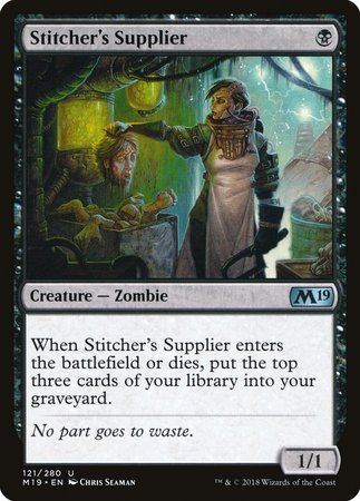 Stitcher's Supplier [Core Set 2019] | RetroPlay Games