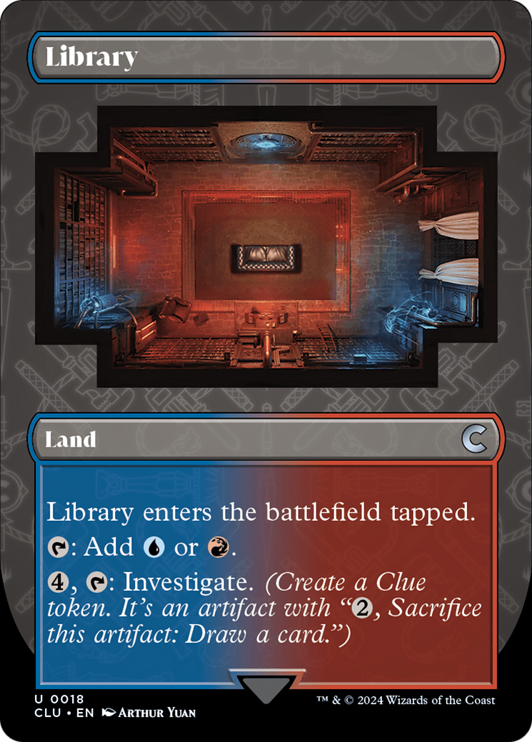 Library (Borderless) [Ravnica: Clue Edition] | RetroPlay Games