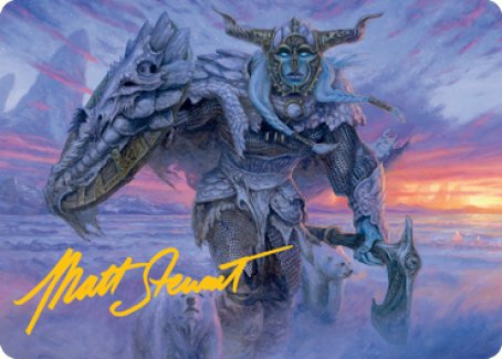 Frost Giant Art Card (Gold-Stamped Signature) [Dungeons & Dragons: Adventures in the Forgotten Realms Art Series] | RetroPlay Games