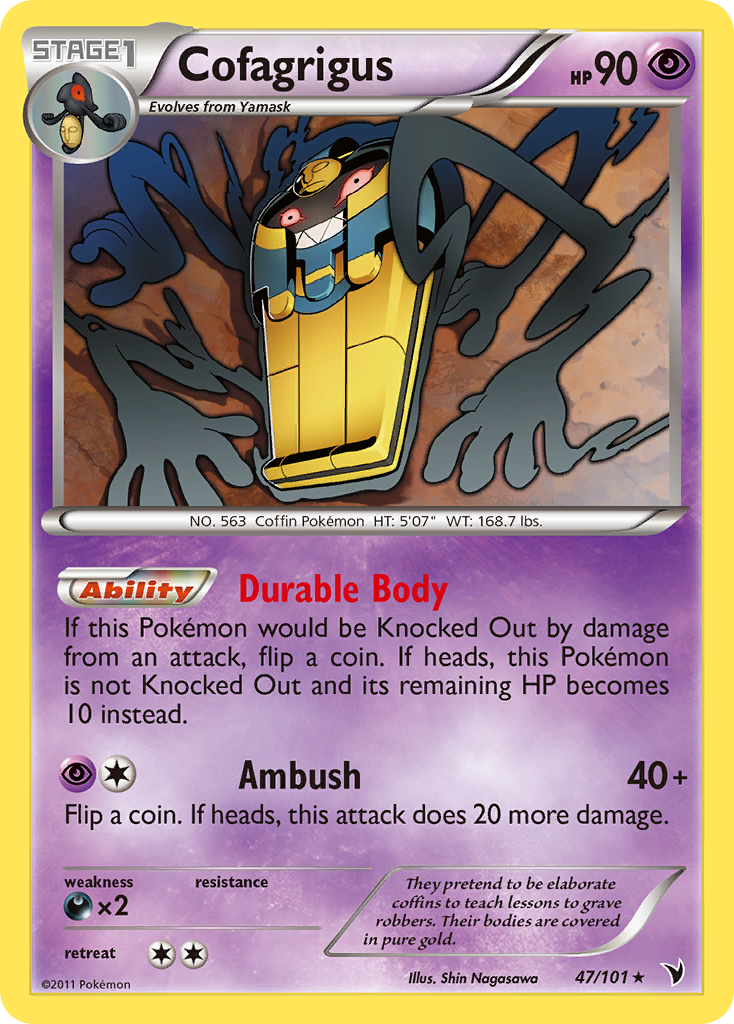 Cofagrigus (47/101) [Black & White: Noble Victories] | RetroPlay Games