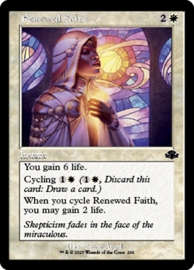 Renewed Faith (Retro) [Dominaria Remastered] | RetroPlay Games