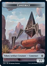 Construct // Drake Double-sided Token [Zendikar Rising Tokens] | RetroPlay Games