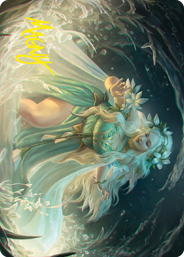 Goldberry, River-Daughter Art Card (Gold-Stamped Signature) [The Lord of the Rings: Tales of Middle-earth Art Series] | RetroPlay Games