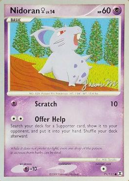 Nidoran♀ LV.14 (71/111) (Queengar - Jason Martinez) [World Championships 2009] | RetroPlay Games