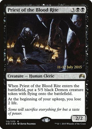 Priest of the Blood Rite [Magic Origins Promos] | RetroPlay Games