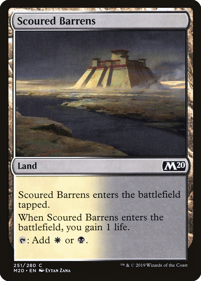 Scoured Barrens [Core Set 2020] | RetroPlay Games