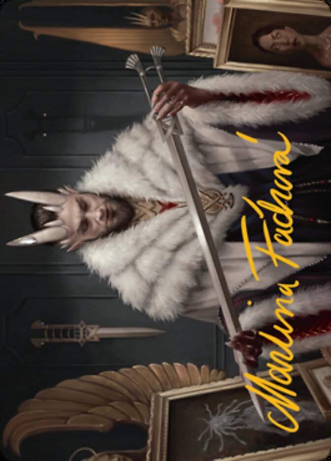 Lord Xander, the Collector Art Card (Gold-Stamped Signature) [Streets of New Capenna Art Series] | RetroPlay Games