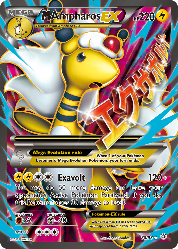 M Ampharos EX (88/98) [XY: Ancient Origins] | RetroPlay Games