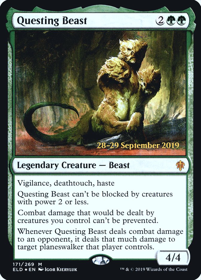 Questing Beast  [Throne of Eldraine Prerelease Promos] | RetroPlay Games