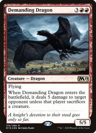 Demanding Dragon [Core Set 2019 Promos] | RetroPlay Games