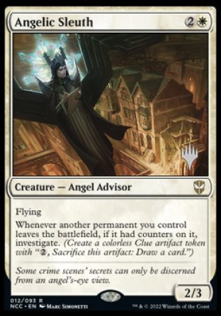 Angelic Sleuth (Promo Pack) [Streets of New Capenna Commander Promos] | RetroPlay Games