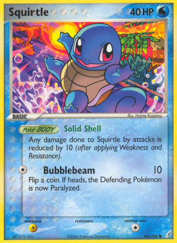 Squirtle (64/100) [EX: Crystal Guardians] | RetroPlay Games