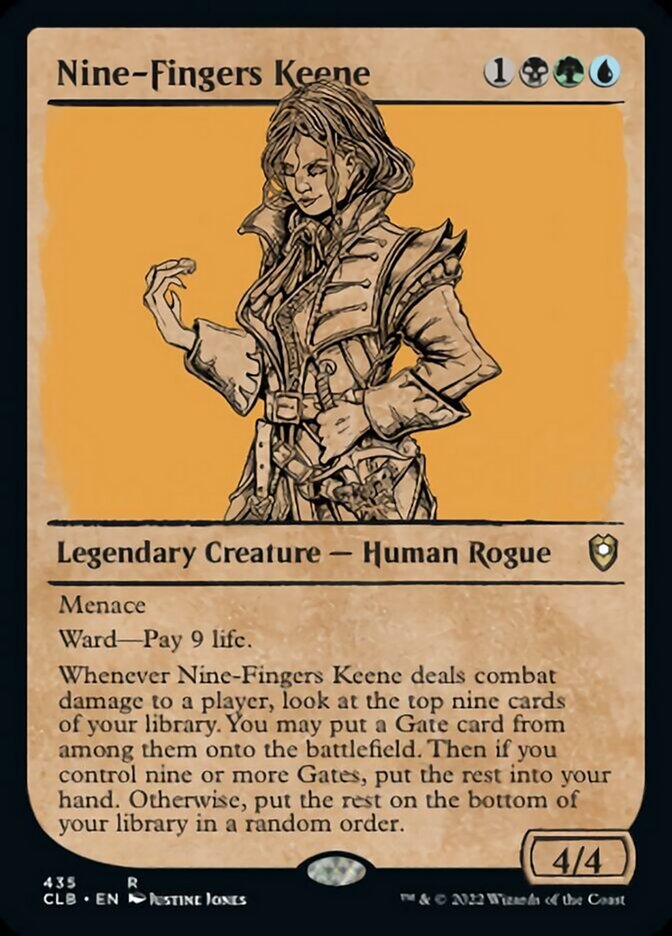 Nine-Fingers Keene (Showcase) [Commander Legends: Battle for Baldur's Gate] | RetroPlay Games