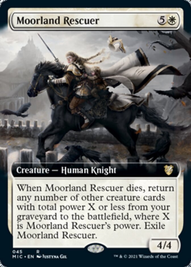 Moorland Rescuer (Extended) [Innistrad: Midnight Hunt Commander] | RetroPlay Games