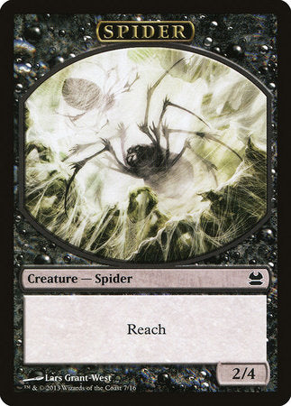 Spider Token (Black) [Modern Masters Tokens] | RetroPlay Games