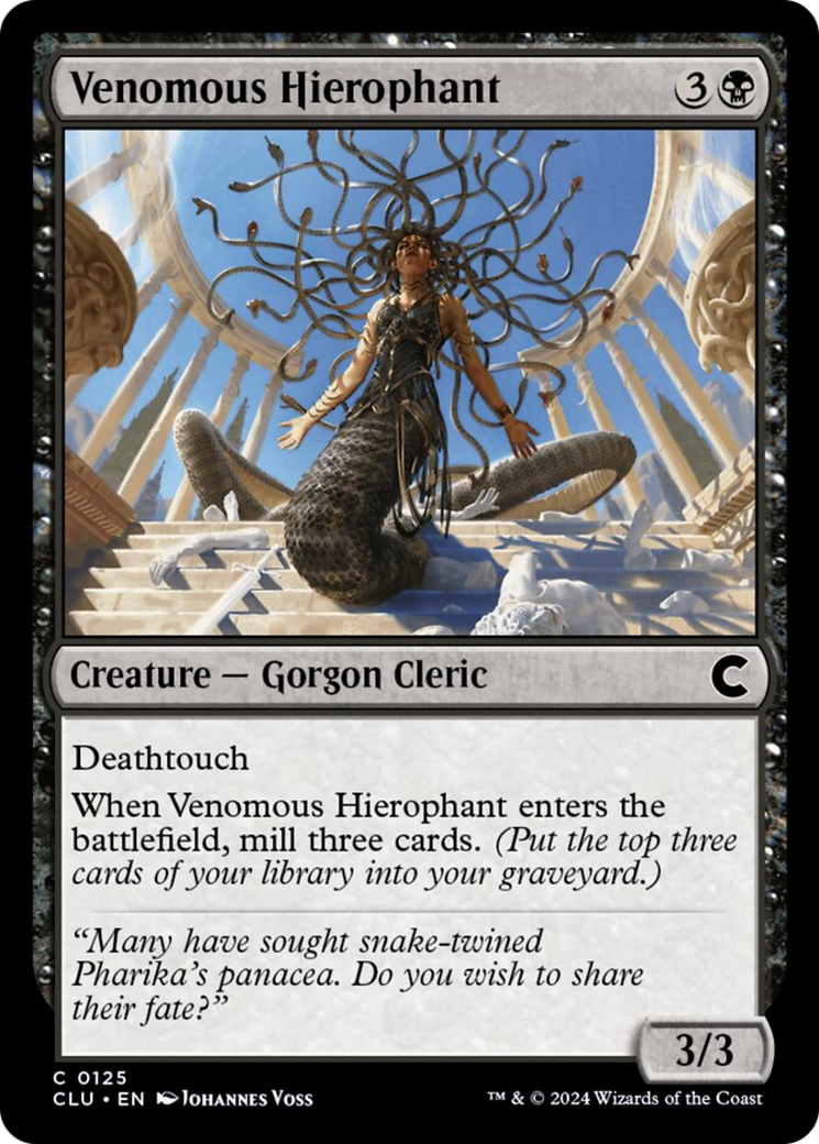 Venomous Hierophant [Ravnica: Clue Edition] | RetroPlay Games