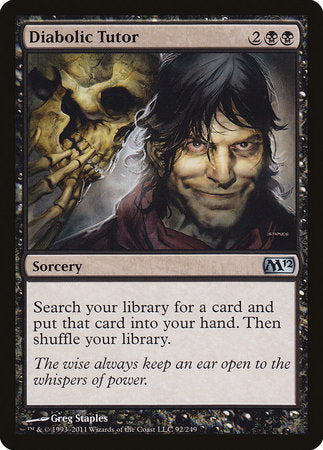 Diabolic Tutor [Magic 2012] | RetroPlay Games