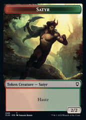 Satyr // Beast Double-sided Token [Commander Legends: Battle for Baldur's Gate Tokens] | RetroPlay Games